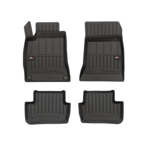 Mercedes CLA Class Coupe C117 Floor Mat - Omac - Premium TPE - Black - '13-'19 Mercedes CLA Class Coupe C117 Floor Mat - Omac - Premium TPE - Black - '13-'19